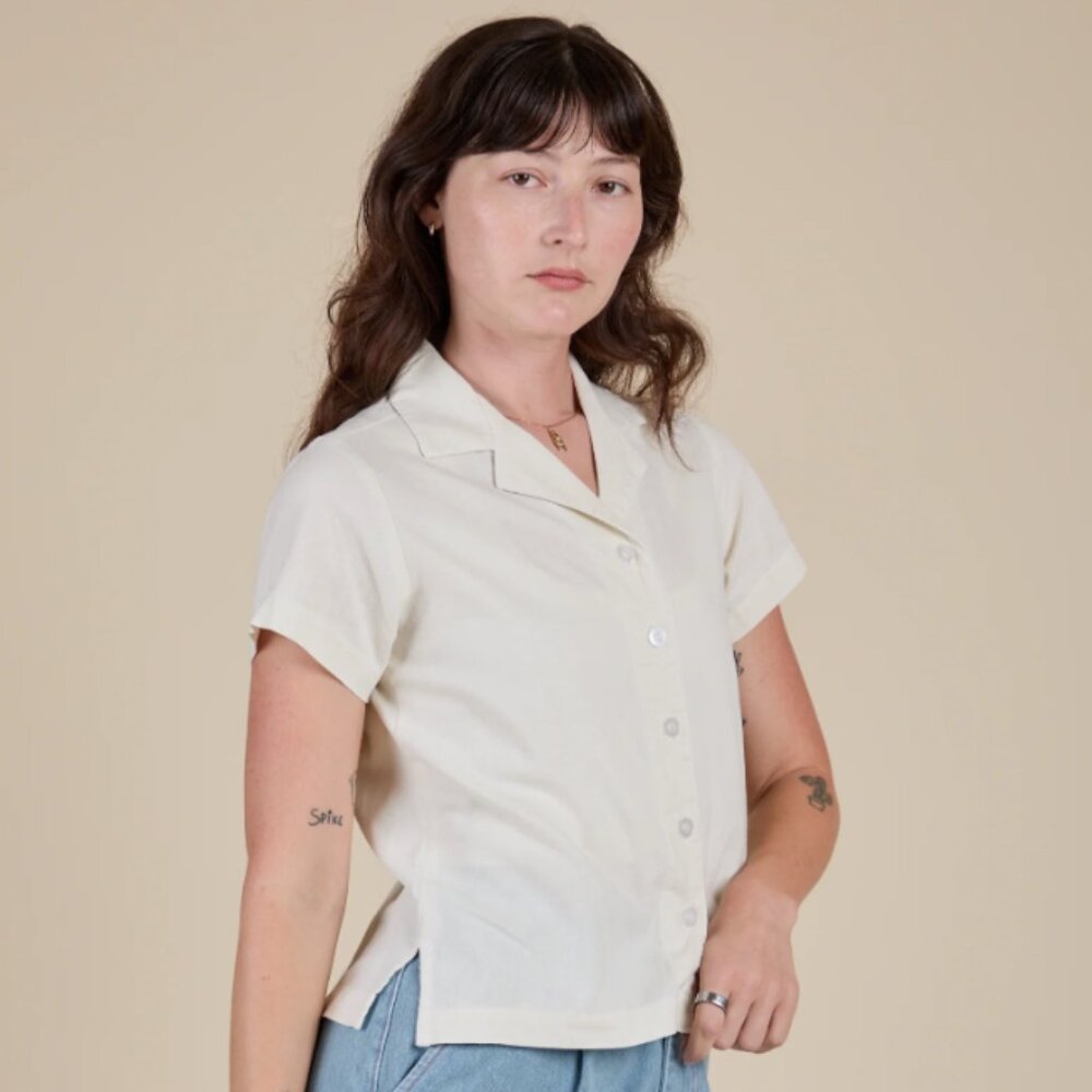 Big Bud Press Pantry Button-Up - Vintage Tee White - P